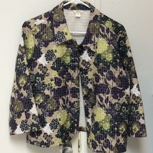 Christopher & Banks Jacket Sz L Exc Condition